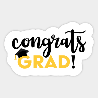 Congrats GRAD! Sticker